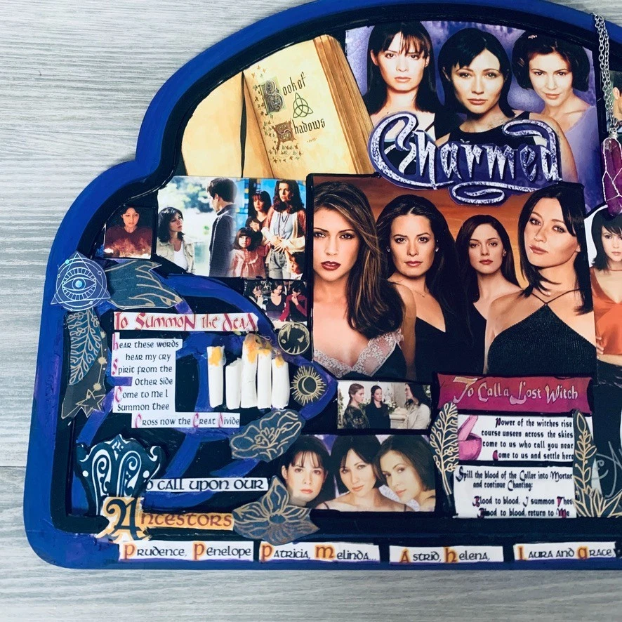 Charmed Sign Book Of Shadows Spells Autographs Scrying Quartz Shannon - Image 2 of 3