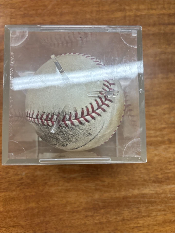 Used Baseball Game Ball - 9/1/2008 Tigers 9 Yankees 13 - Image 4 of 4