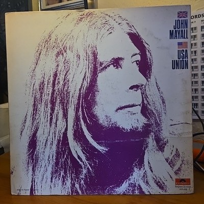 John Mayall USA Union Original Vinyl LP Polydor Records 24-4022 EX