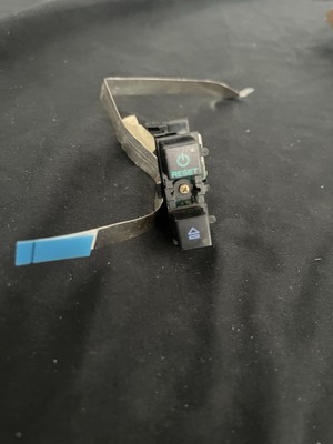OEM PS2 Fat Power Switch With Ribbon Cable & White LED Eject button  TESTED 