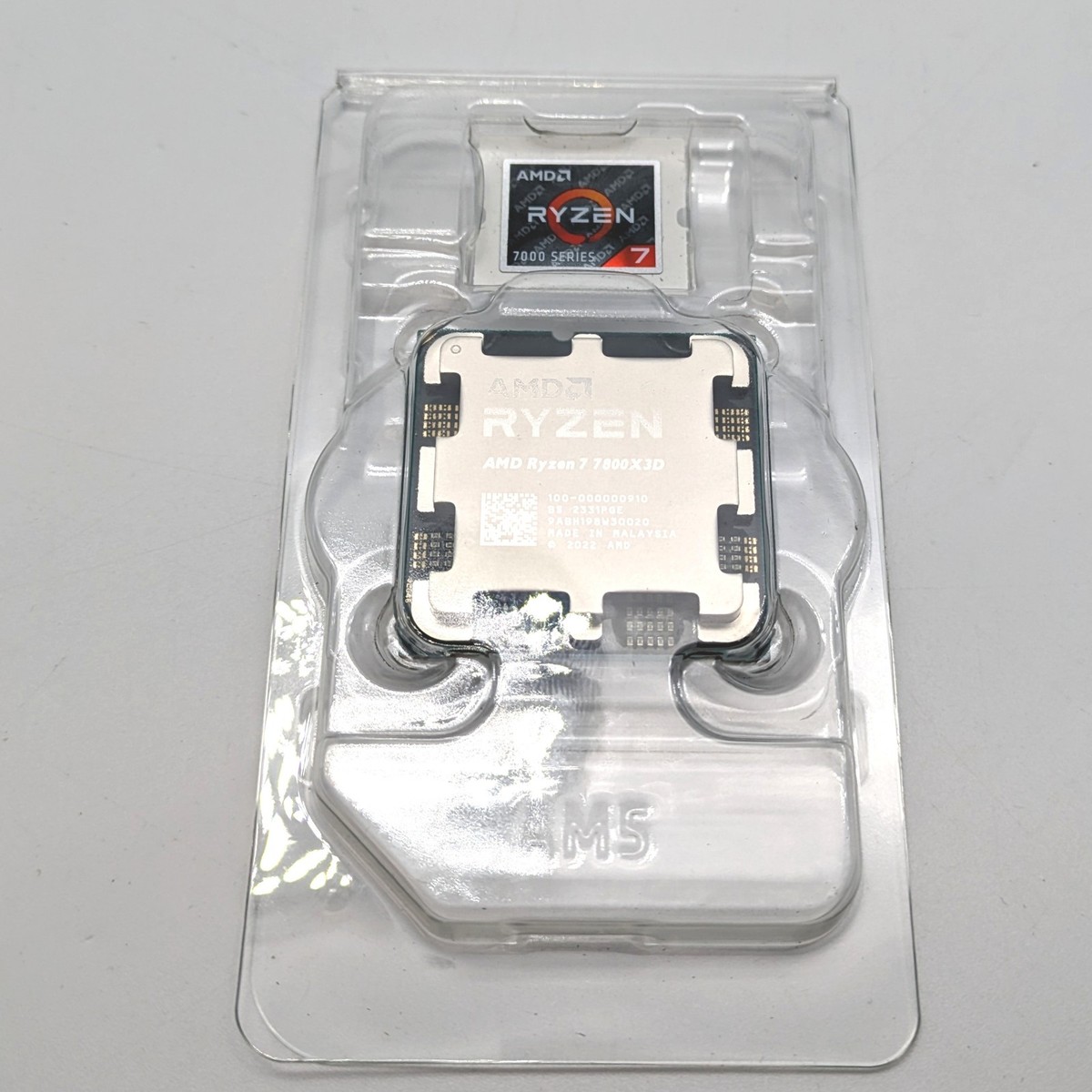 AMD Ryzen 7 7800X3D 4.2 GHz 8-Core Processor Socket AM5 100