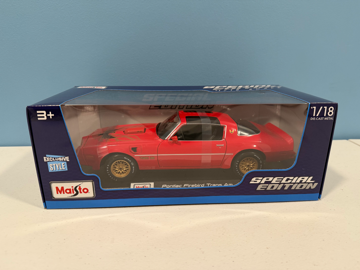 2024 Maisto Special Edition 1/18 Diecast Bandit Pontiac Firebird