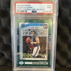 2024  Donruss - Rookie Caleb Williams #327 Optic Preview Green Velocity (RC)