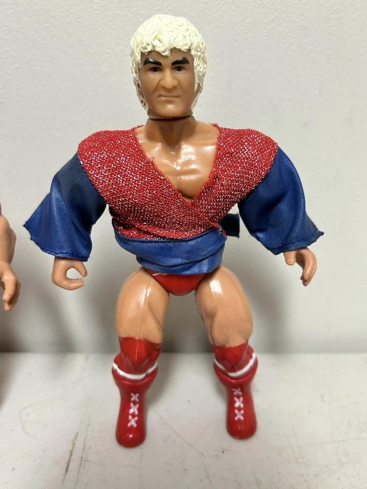 Lote de figuras de lucha libre AWA Remco fabulosos freebirds con túnicas y chaleco Foto 4 de 4