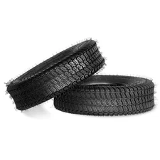 Two 18x6.50-8 18x6.50x8 18x6.5-8 Lawn Mower Tractor Turf Tires 4 Ply Rated