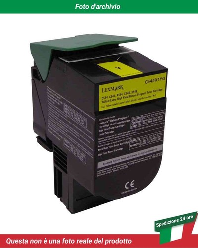 C544X1YG Lexmark C544N Cartuccia del Toner Giallo - Afbeelding 3 van 4