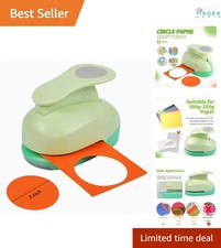 Paper Punch Large 3 Inch Circle Craft Punch for Scrapbooking Arts and DIY Pro...