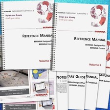 BERNINA Embroidery Software 9 Manual Mastery Bundle COIL Bound