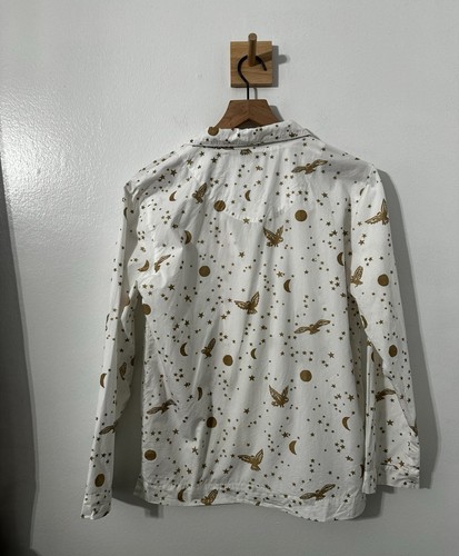 Pottery Barn Teen Harry Potter Pajamas Size Large 100% Cotton Hewing O - Picture 5 of 9