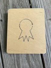 4 7/8" x5 7/8" Ellison Educational Wooden Die Award - #1B * Retired