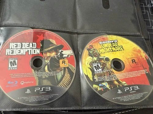 Red Dead Redemption and Undead Nightmare (PS3) Discs Only