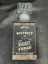 Whiskey Flavor Fudge Glass Decanter  May 26 Christmas Gift