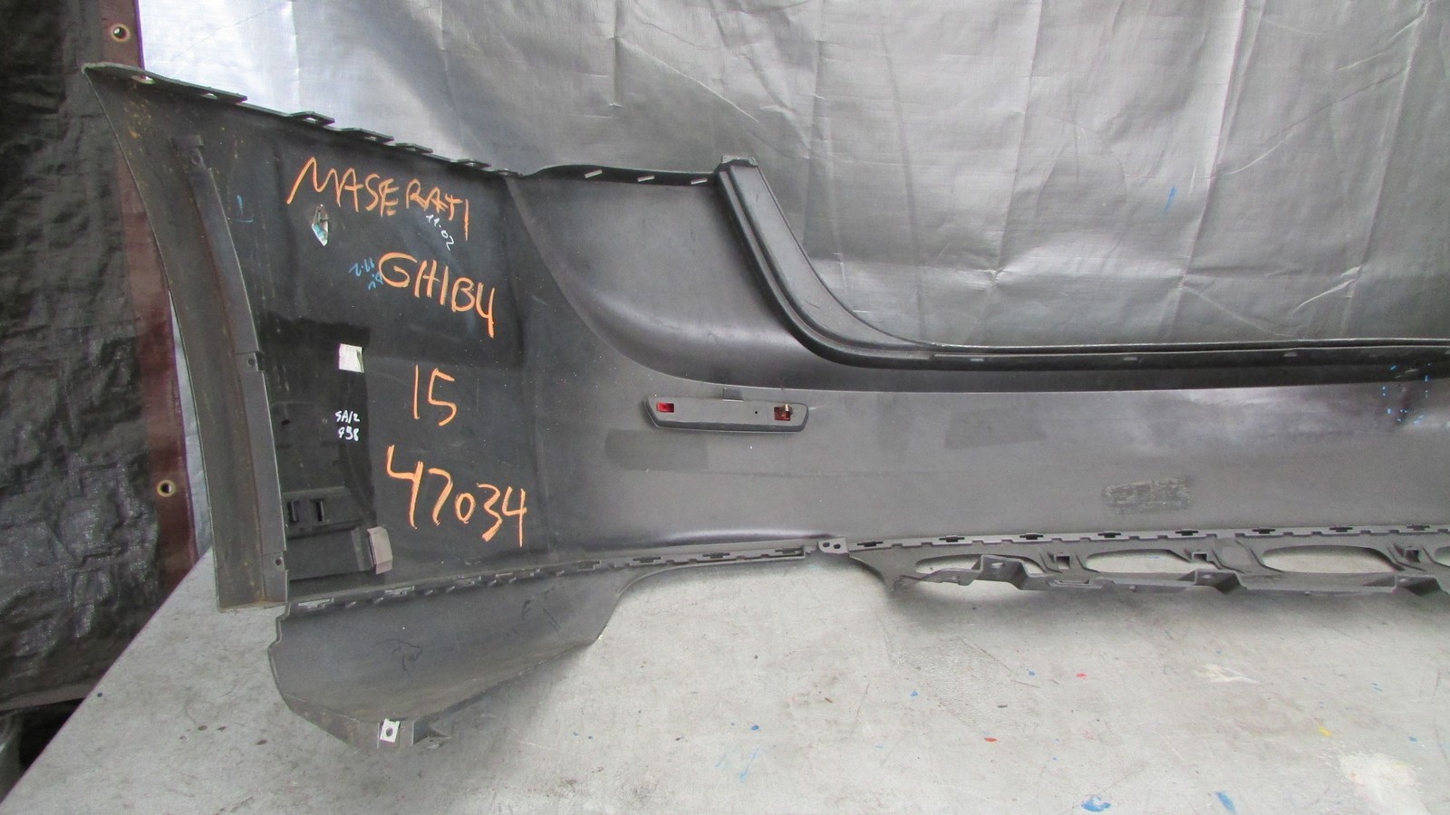 2014-2017 MASERATI GHIBLI Bumper Cover - Rear OEM NO SHIPPING 47034