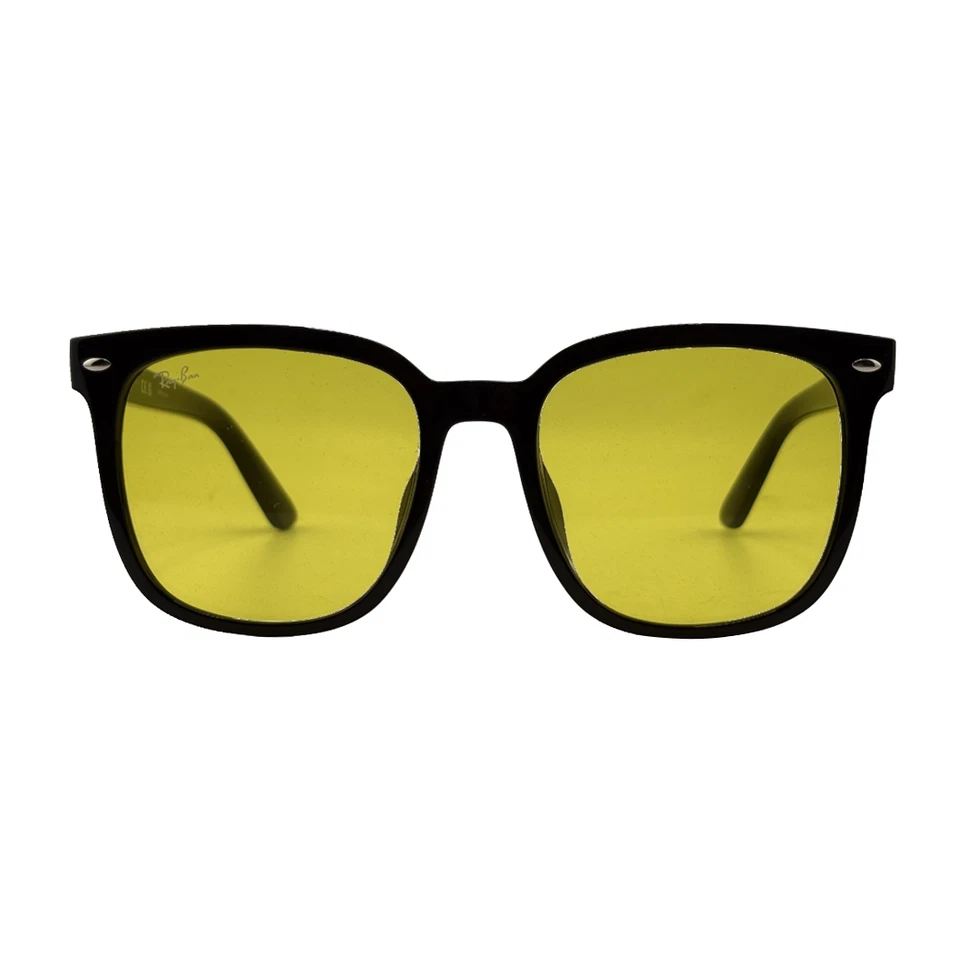 Ray-Ban RB4401D Black / Yellow Sunglasses 57mm 20mm 150mm - 601/85 0N - Image 2 of 4