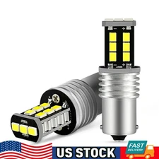 2X Canbus Error Free 1156 P21W Back Up Reverse Light SMD White LED Bulbs Lamp H