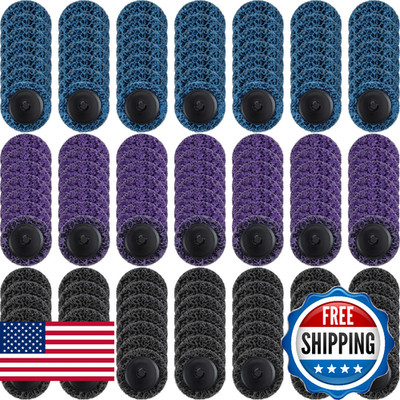 Macarrie 150 Pcs 2 Inch Surface Conditioning Sanding Discs Quick Change Fine Med
