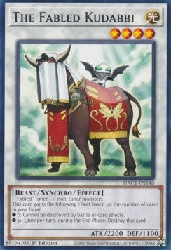 YuGiOh The Fabled Kudabbi (V.1) HAC1-EN148 Common Englisch Neu 1st