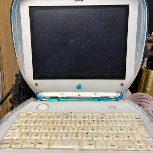 Apple iBook G3 Clamshell M2453 12.1" Laptop JUNK For Parts/Repair Only JP - 第 2/4 張圖片