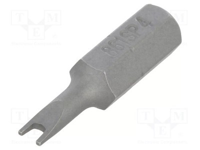L. ges: 25mm Bit spanner SP4 Befestigung: 1/4'' (C6,3mm)