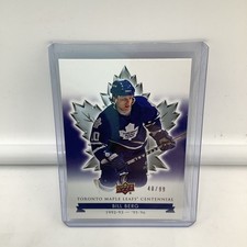 2017 Upper Deck Toronto Maple Leafs Centennial Blue Exclusives 99 Bill Berg #53
