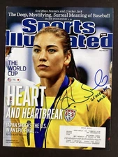 Hope Solo Signed Sports Illustrated 7/25/11 Olympic Gold FIFA Inscr Auto JSA
