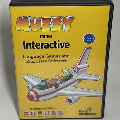 Muzzy Languages Children Games & Exercises X8 Discs School BBC