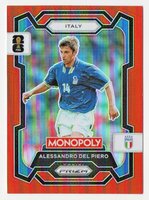 2026 Panini Prizm Monopoly FIFA World Cup Alessandro Del Piero #39