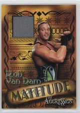 2003 Fleer WWE Aggression Matitude Mat Relic Rob Van Dam #MRVD 0n64