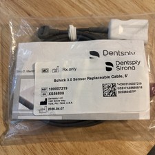 Dentsply Sirona Schick 3.0 Sensor Replacement Cable 6ft 2-Pin 100007219
