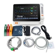 Carejoy 10''Portable Patient Monitor 6 Parameter ICU CCU Signs Machine US STOCK