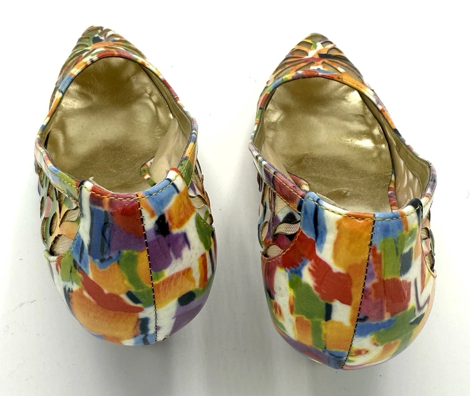 Zapato de vestir para mujer J. Renee Winsett-JJ 8,5 tacón multicolor con recortes Foto 4 de 4