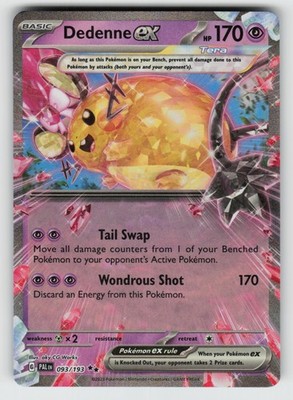UR - 02 Holo Dedenne ex 093/193 Double Rare SV02: Paldea Evolved