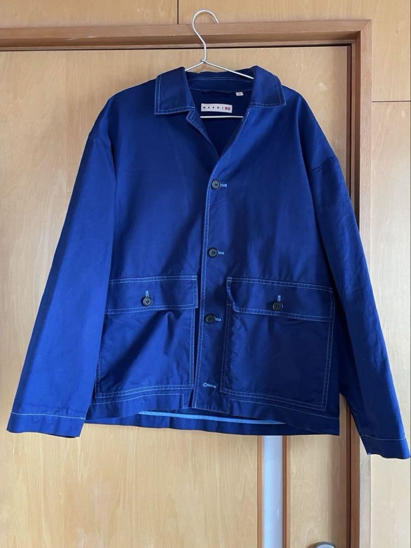 ジャケット・アウター marni UNIQLO  ragz 194local UNIQLO MARNI Oversized Utility Jacket mens size M (US S