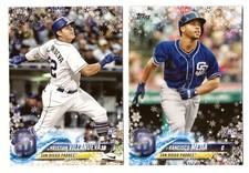 2018 Topps Walmart Holiday Snowflake - SAN DIEGO PADRES Team Set 