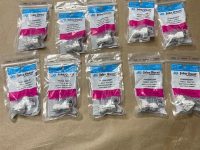 10x Lot John Guest 1/4'' x 1/4'' NPTF Female NPT to Push to Connect Adapter