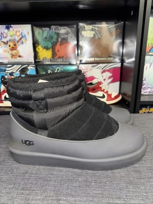 Ugg Classic Mini Lace-Up Weather Boots Black Suede Men s Size 13 Shoes 1120849