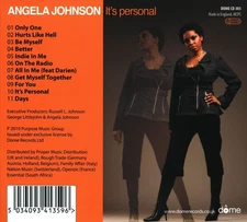ANGELA JOHNSON - IT'S PERSONAL [DIGIPAK] NEW CD