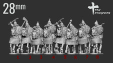 28mm Mongol Arm. Handweapon Arm. Horse (TGM-7 resin) Ten Kingdom Miniatures