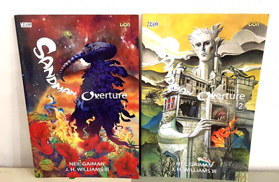 GAIMAN - WILLIAMS III - SANDMAN OVERTURE 1 & 2 - VERTIGO LION RW COMICS