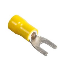 100pcs Insulated Fork Spade Wire Connectors, U Type Electrical Crimp Terminal...