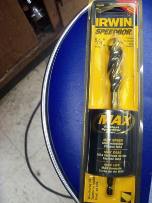 Irwin 3041002 Speedbor Max Speed 5/8'' X 6'' TriFlute Bit - 1/4'' drive