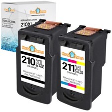 2PK PG210XL CL211XL Ink Cartridge for Canon PIXMA MP240 MP250 MP270 MP280