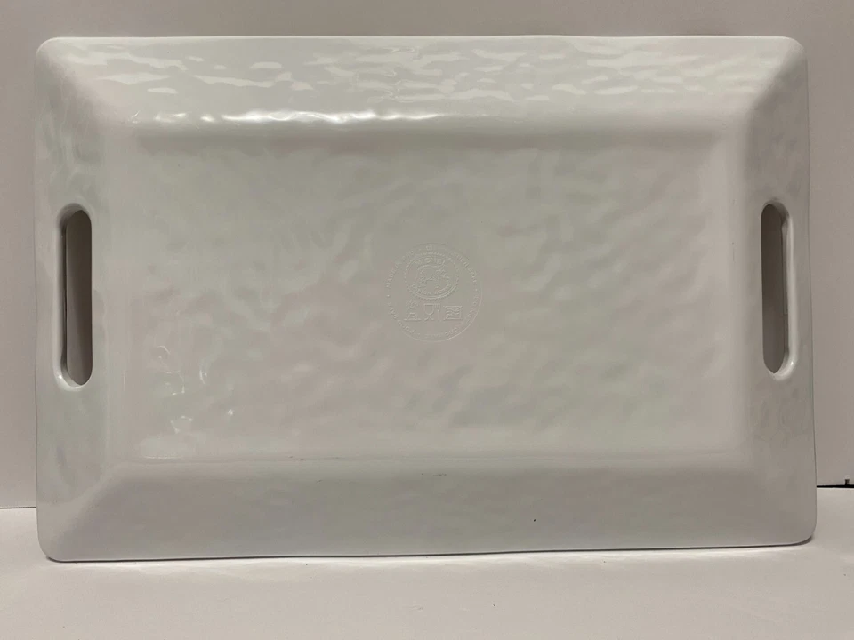 Michel Design Works Christmas Serving Tray Melamine Holiday Floral  14.75" - Image 2 of 4