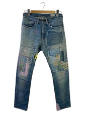 KAPITAL men's 14oz denim 5P OKABILLY remake patchwork size 32 Casual USED