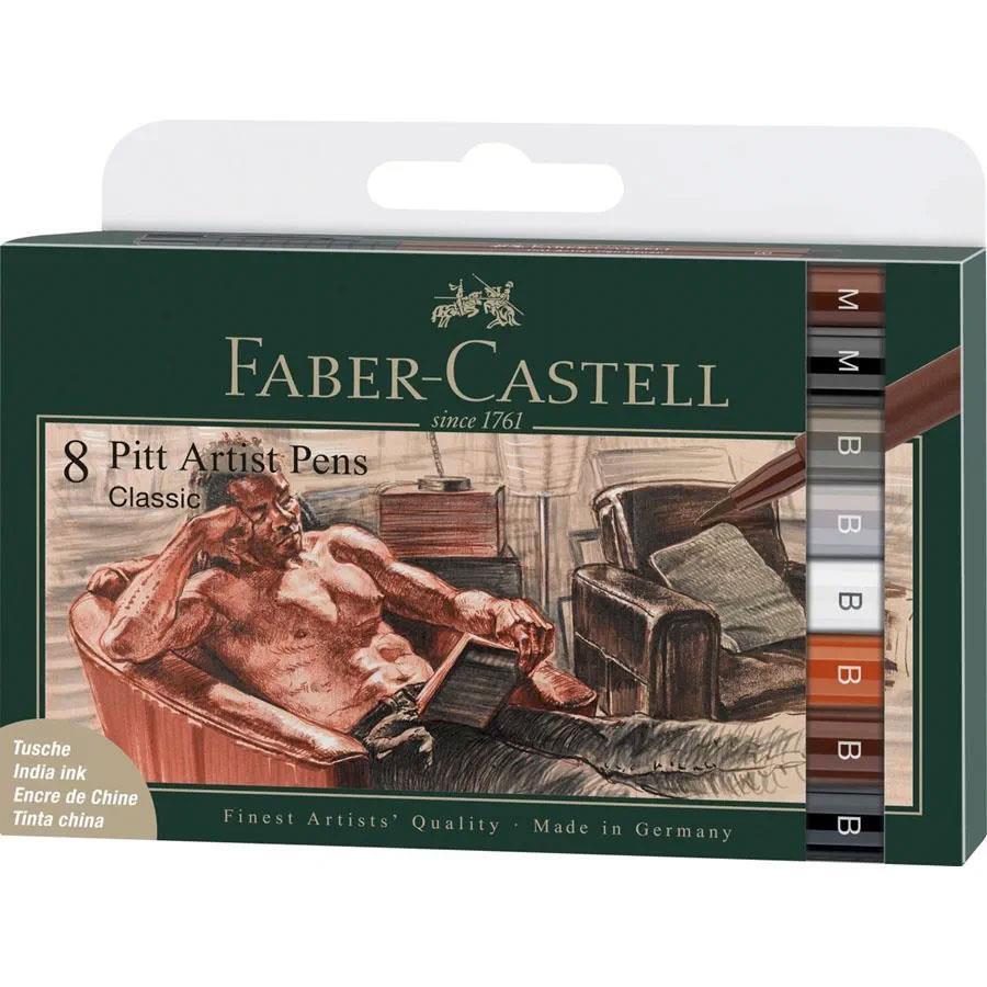 Faber Castell Pitt Artista Penne Classico Set 8pc