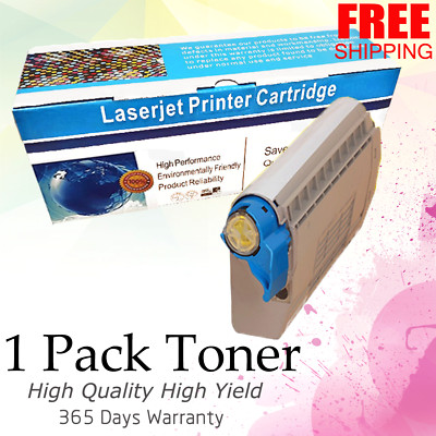 1 PK Yellow Toner for Oki C711 C710 C711N C710N C711DN C710DN C711DTN 43866101