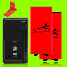 Large Capacity 2x 5720mAh Durable Battery Travel Charger Bracket for LG G5 LS992