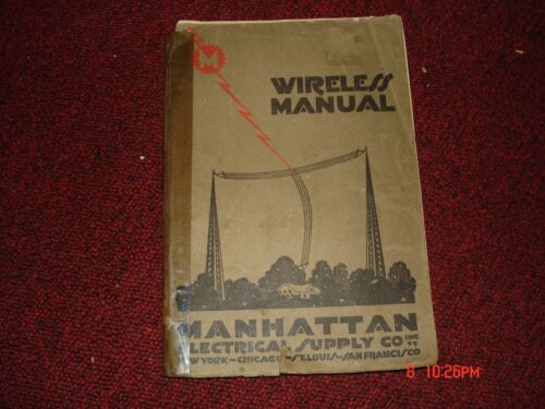 Mesco Wireless Manual rare No. 14 catalog Manhattan Electrical Supply/radio/1910