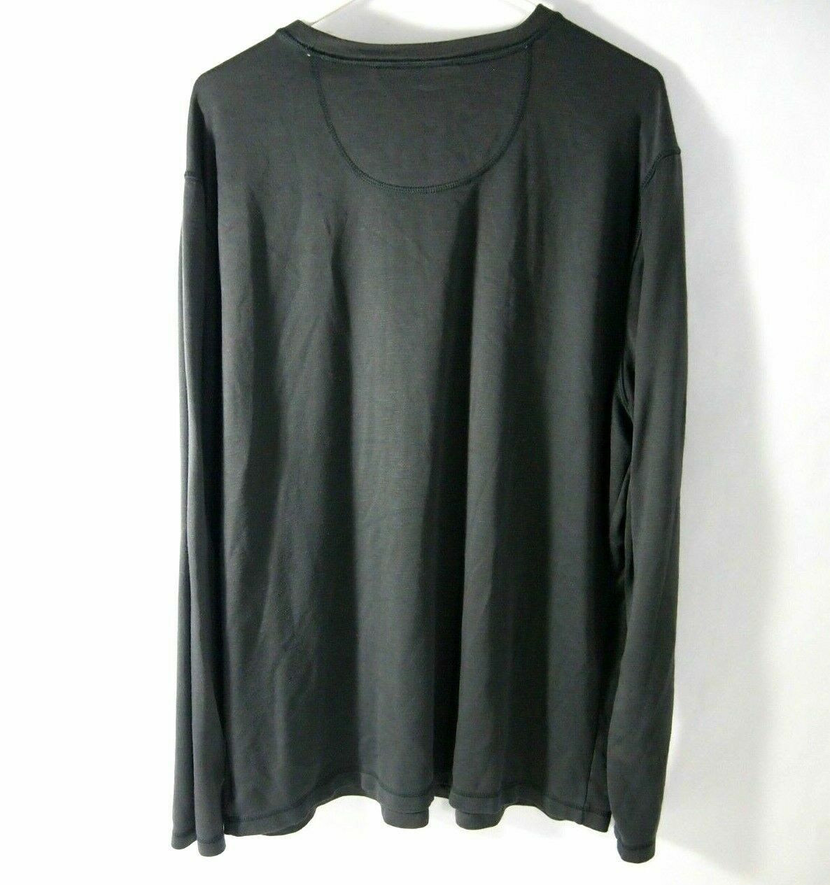 Orvis Mens TShirt XL Long Sleeve Solid Grey Tee Crewneck eBay