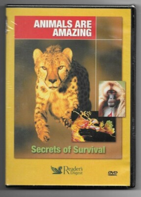 ANIMALS ARE AMAZING new dvd SECRETS OF SURVIVAL - READER'S DIGEST